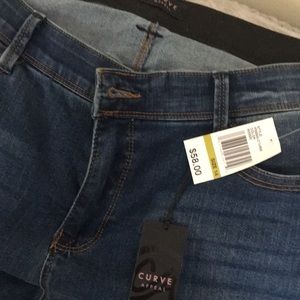 Curve Appeal stretch denim ankle crop Jean